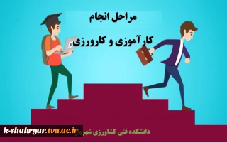 مراحل انجام کارورزی یا کارآموزی