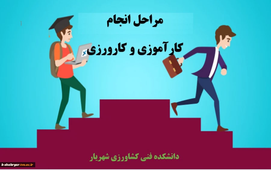 مراحل انجام کارورزی یا کارآموزی  2