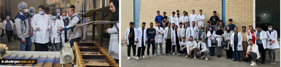 بازدید دانشجویان رشته بهداشتیار دامپزشکی و علوم دامی آموزشکده ملی مهارت کشاورزی شهریاراز کارخانه خوراک به سان تغذیه آرین
 2