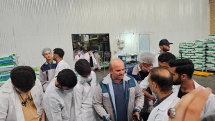 بازدید دانشجویان رشته بهداشتیار دامپزشکی و علوم دامی آموزشکده ملی مهارت کشاورزی شهریاراز کارخانه خوراک به سان تغذیه آرین 6