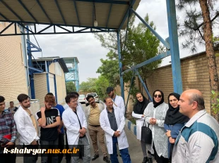 بازدید دانشجویان رشته بهداشتیار دامپزشکی و علوم دامی آموزشکده ملی مهارت کشاورزی شهریاراز کارخانه خوراک به سان تغذیه آرین 8